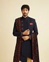 Classy Blue Indo Western Set